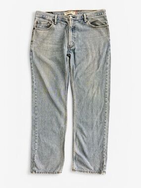 LEVIS 505 MENS JEANS STRAIGHT FIT 36 x 32 LIGHT WASH